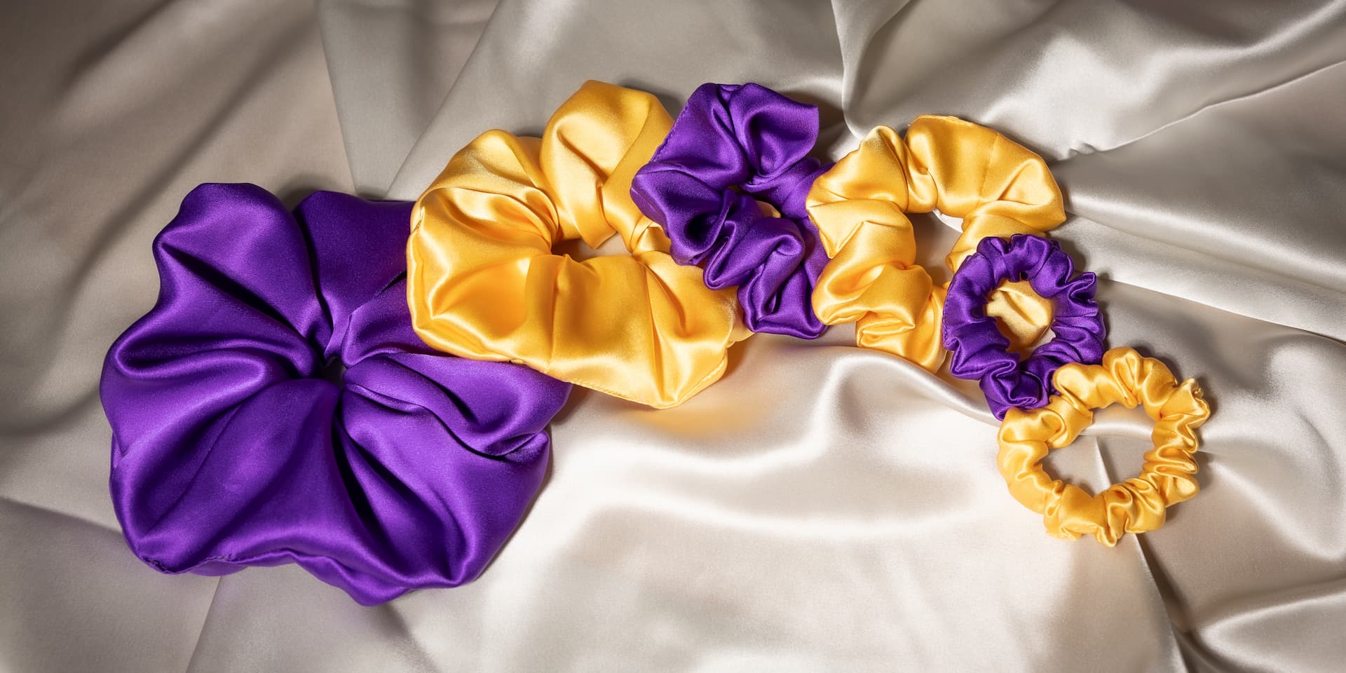 XL – Extra Large Silk Scrunchies