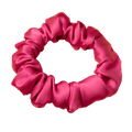Berry Pink Silk Scrunchie  Handmade 92% Silk & 8% Elastane Stretch Scrunchie
