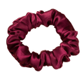  Elastic de păr Roșu Burgund   Handmade din Mătase pură