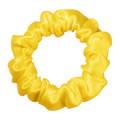 Elastic de păr Galben lămâie   Handmade din Mătase pură