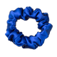 Queen Blue Silk Scrunchie  Handmade Pure Silk Hair Scrunchie
