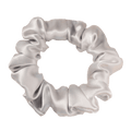 Elastic de păr Gri argintiu    Handmade din Mătase pură