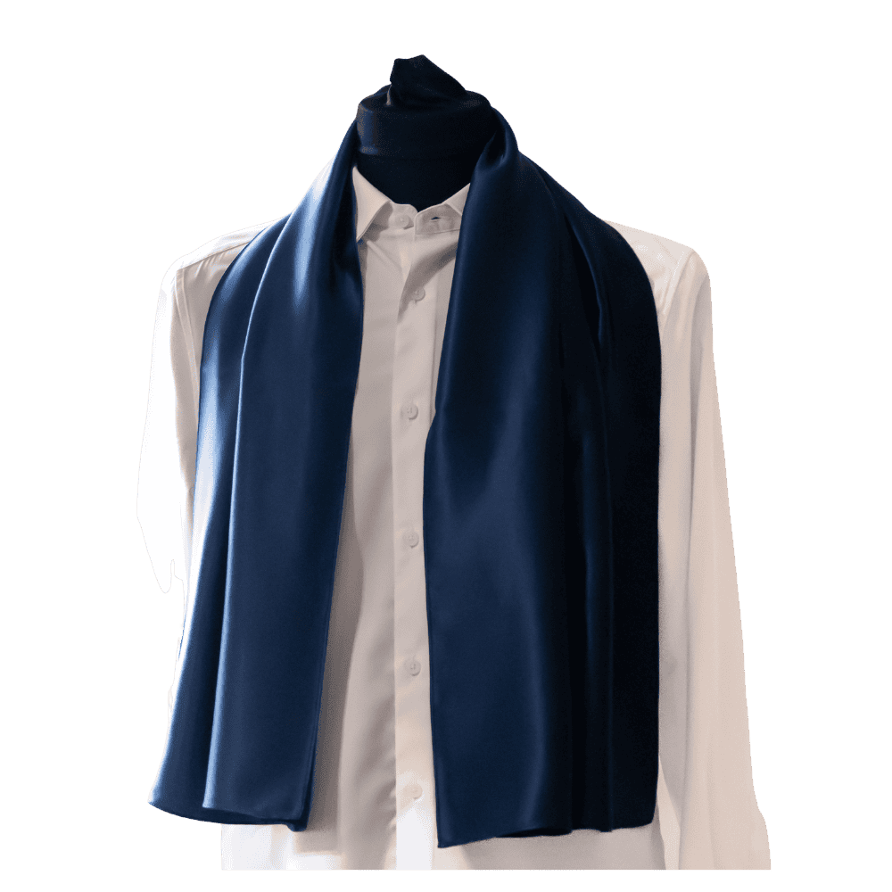 Eșarfă Bărbați Pure Silk Premium – Handmade Elegantă