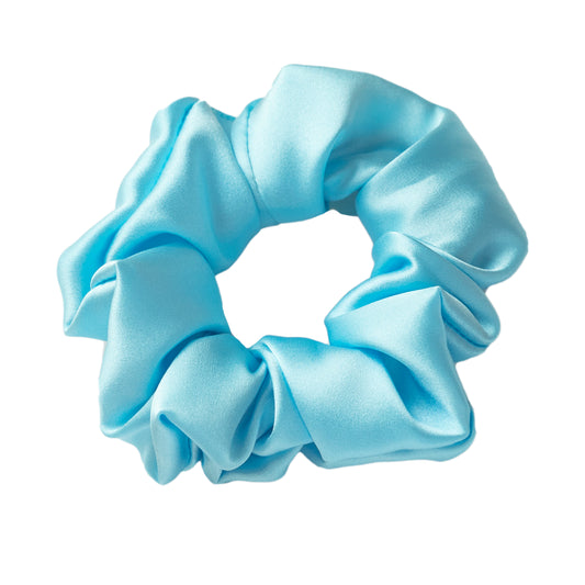 Baby Blue natural silk  hair elastic. Size M