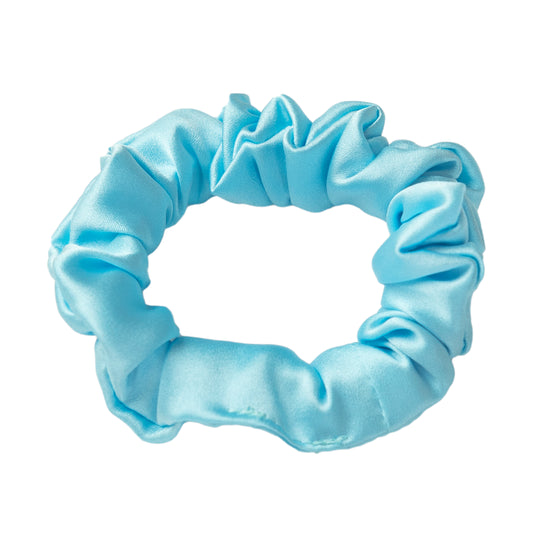 Baby Blue natural silk  hair elastic. Size S